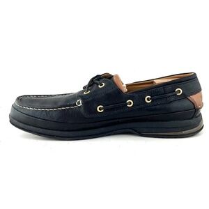 Sperry Top Sider Gold Cup Black Leather Shoes